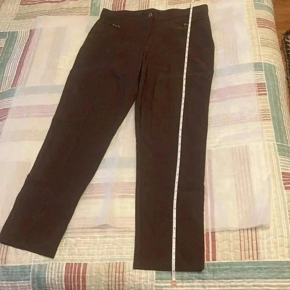 Elastic fabric( 76%rayon & 20%nylon) Chocolate colour  denim jeans for ladies - Picture 8 of 11